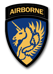 Army 13th Airborne Division Patch World War II Vinyl Transfer Decal