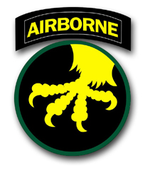 Army 17th Airborne Division Patch World War II Decal