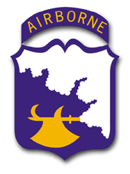 Army 18th Airborne Division World War II Patch Decal