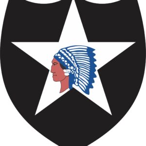 Army 2nd Infantry Division Patch Vinyl Transfer Decal