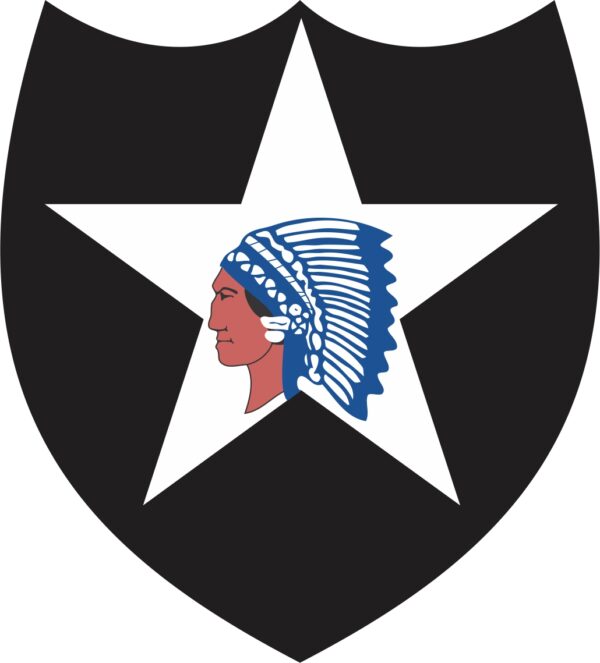 Army 2nd Infantry Division Patch Vinyl Transfer Decal