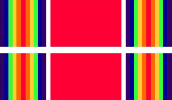 Army World War II Victory Medal Ribbon Vinyl Transfer Decal