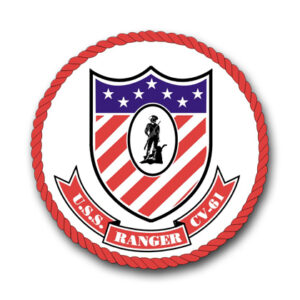 Navy USS Ranger CV-61 Vinyl Transfer Decal