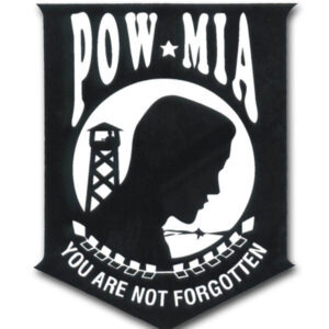 POW*MIA VINYL TRANSFER DECAL