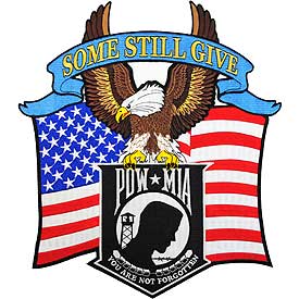 POW MIA You are Not Forgotten Jacket Patch
