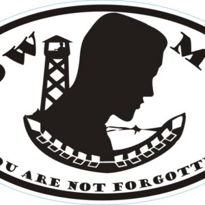 POW Oval Decal