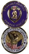 Purple Heart Challenge Coin
