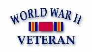 WORLD WAR II VETERAN VINYL TRANSFER DECAL