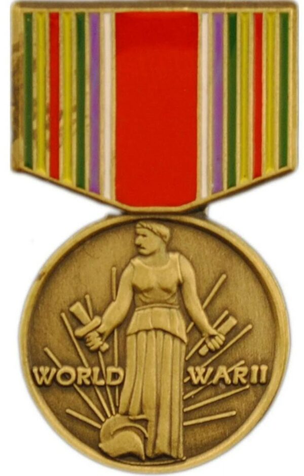 WWII Victory Medal Hat Pin