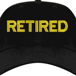 Retired Text Only USA Cap