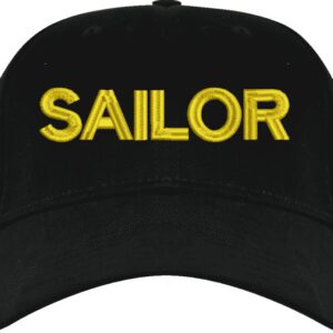 Sailor Text Only USA Cap