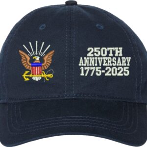 U.S. Navy 250th Anniversary Split Design Unstructured Dad Cap