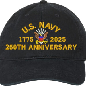 U.S. Navy 250th Anniversary Unstructured Dad Cap
