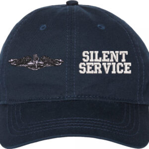 U.S. Navy Enlisted Silver Dolphins Silent Service Unstructured Dad Cap