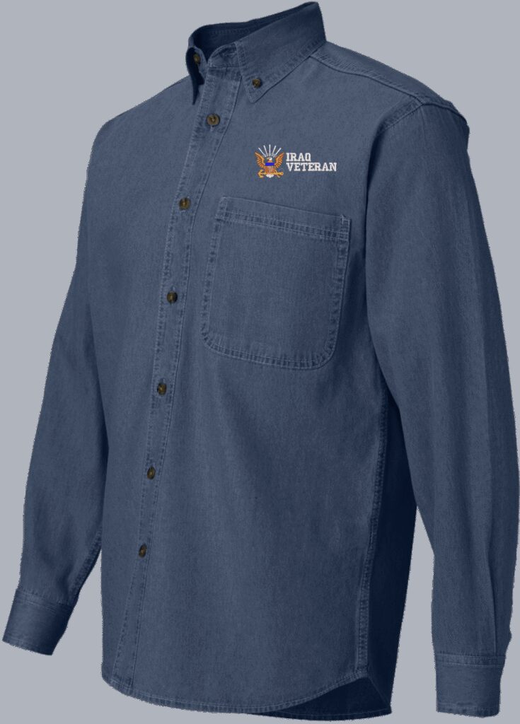 U.S. Navy Iraq Veteran Denim Shirt