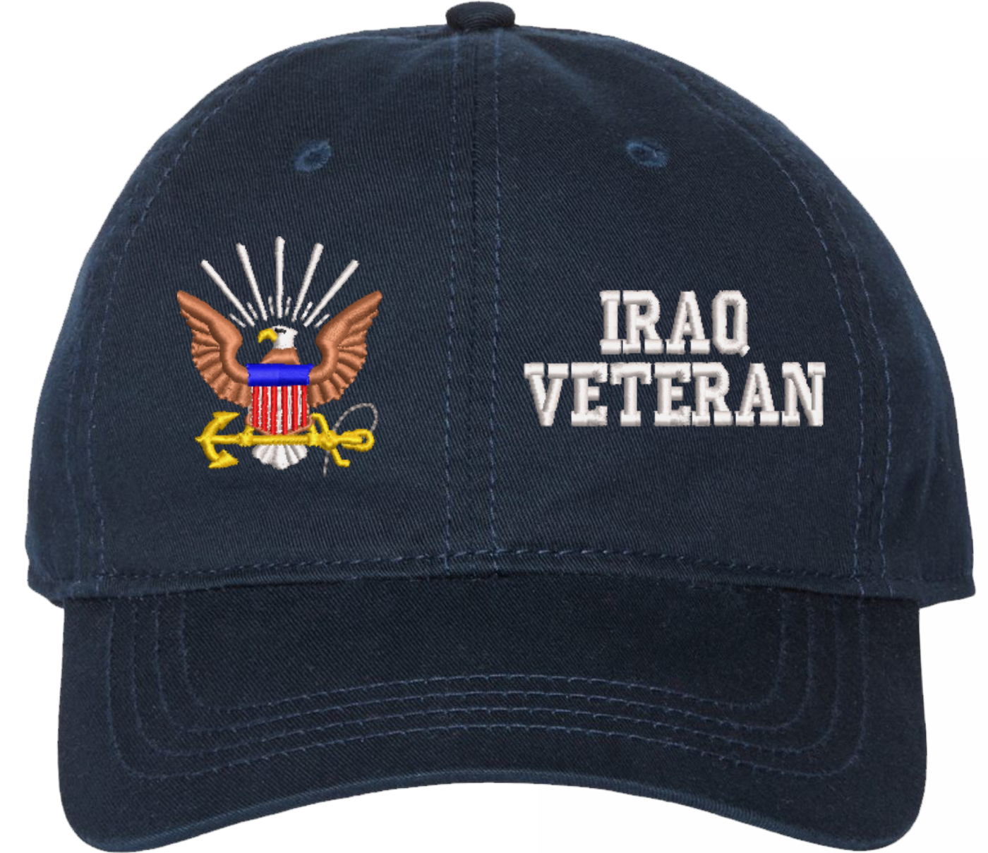 U.S. Navy Iraq Veteran Unstructured Dad Cap