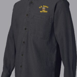 U.S. Navy Retired Denim Shirt