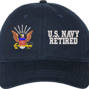 U.S. Navy Retired Unstructured Dad Cap