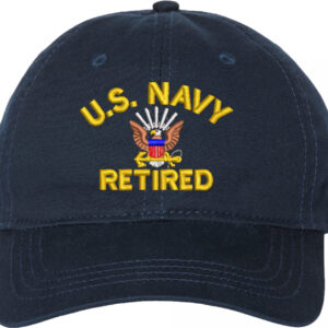 U.S. Navy Retired Unstructured Dad Cap