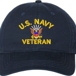 U.S. Navy Veteran Unstructured Dad Cap