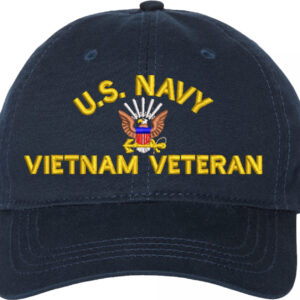 U.S. Navy Vietnam Veteran Unstructured Dad Cap