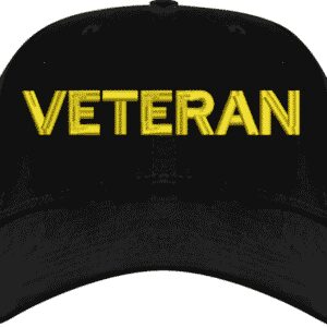 Veteran Text Only USA Cap